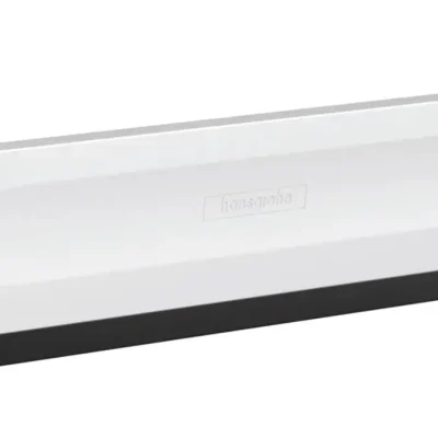 Hansgrohe WallStoris - stikla tīrītājs, balts matēts 27916700