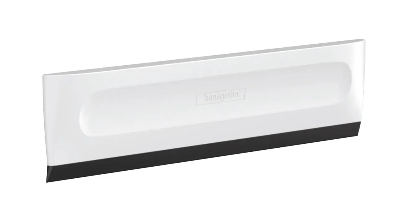 Hansgrohe WallStoris - stikla tīrītājs, balts matēts 27916700