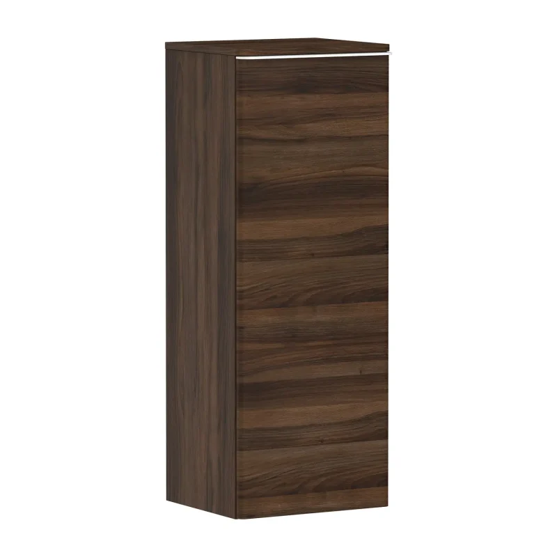 Hansgrohe Xelu Q - sānu skapis 40x107x35 cm, 1 durvis, eņģes kreisajā pusē, tumšs valrieksts/matēti balts 54130700