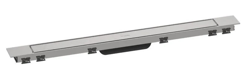 Hansgrohe RainDrain Match Plus - dušas noteka 80 cm, ar resti, slīpēts tērauds 56215800