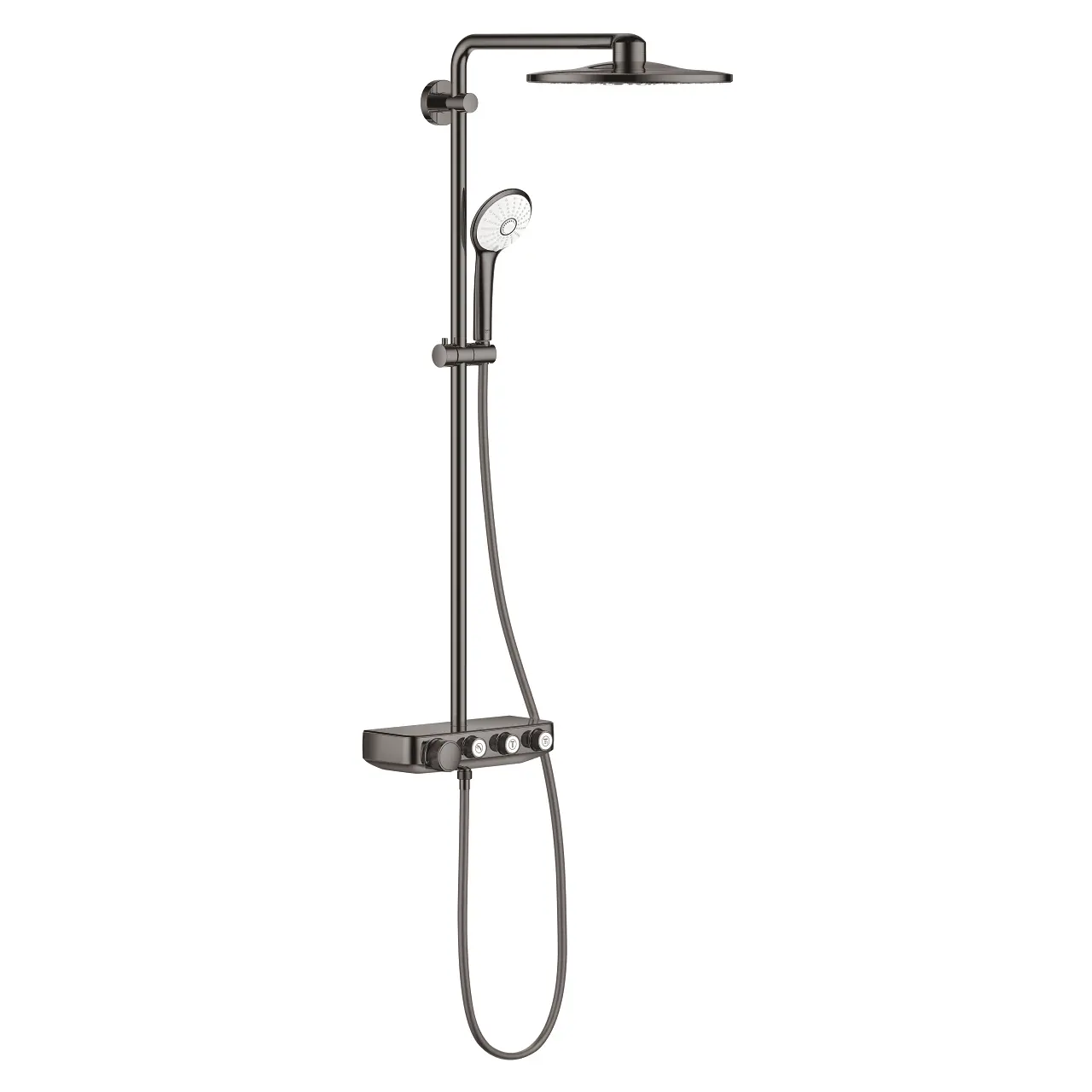 Grohe Euphoria SmartControl - dušas komplekts 310 Duo ar termostatu, 3 strūklām, Hard Graphite 26507A00