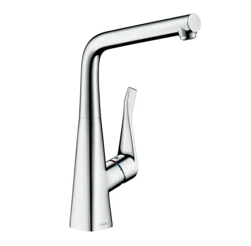 Hansgrohe Metris New - virtuves izlietnes vienas sviras maisītājs, montāžai pie loga, hromēts 14823000