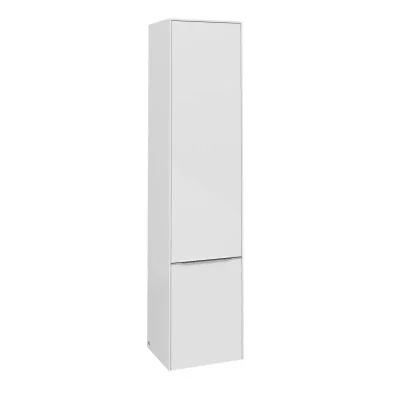 Villeroy & Boch Subway 3.0 - augstais skapis, 40x171x36 cm, 2 durvis, eņģes kreisajā pusē, SoftClosing, Brialliant White C58600VE