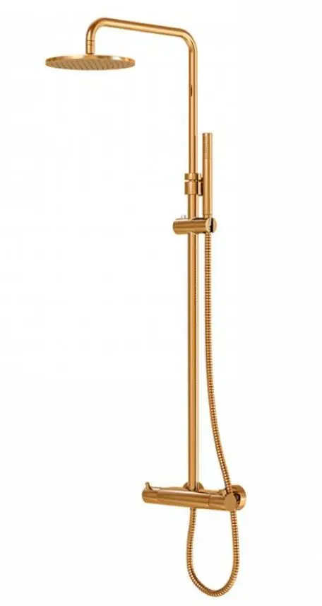 Steinberg 100 - dušas komplekts ar termostatu, diametrs 20 cm, rožzelts 100 2721 RG