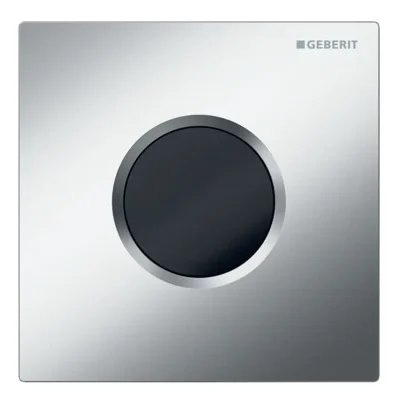 Geberit skalošanas sistēmas - pisuāra vadība ar elektronisku skalošanas aktivizēšanu tips 01, darbība ar baterijām, easy to clean, hroms matēts 116.031.JQ.5