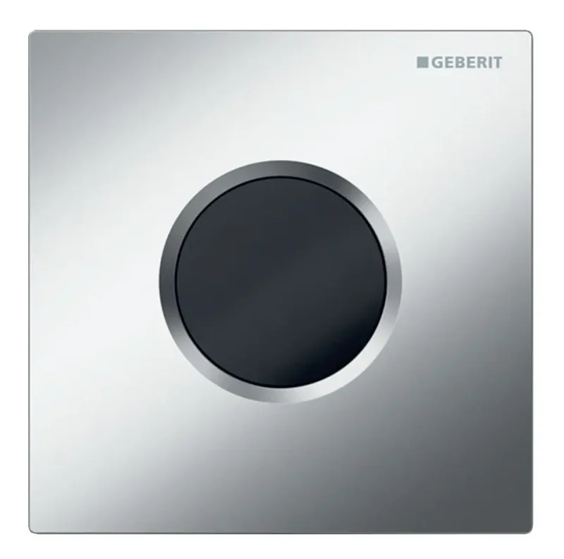 Geberit skalošanas sistēmas - pisuāra vadība ar elektronisku skalošanas aktivizēšanu tips 01, darbība ar baterijām, easy to clean, hroms matēts 116.031.JQ.5