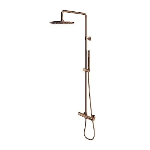 OMNIRES Y - dušas komplekts ar termostatu, diametrs 25 cm, varš Y1244SUCP