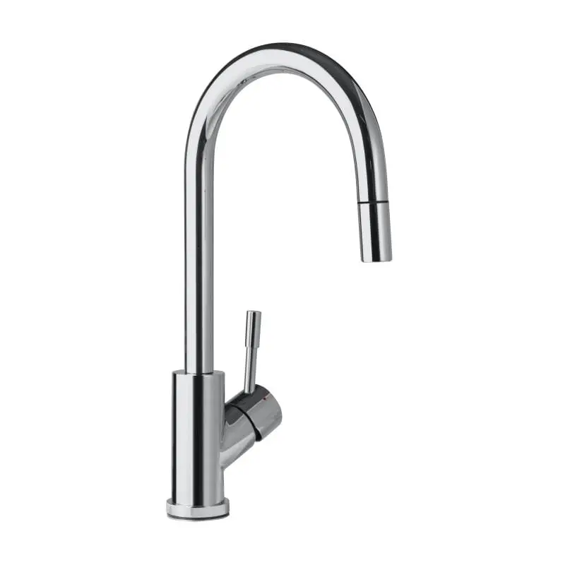 Villeroy & Boch Umbrella - virtuves maisītājs ar izvelkamu izteku, pulēts nerūsējošais tērauds 925400LE