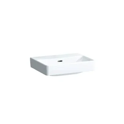Laufen Pro S - roku mazgājamā izlietne, 45x34 cm, bez jaucējkrāna cauruma, LCC, balta H8169614001091