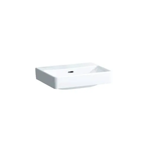 Laufen Pro S - roku mazgājamā izlietne, 45x34 cm, bez jaucējkrāna cauruma, LCC, balta H8169614001091