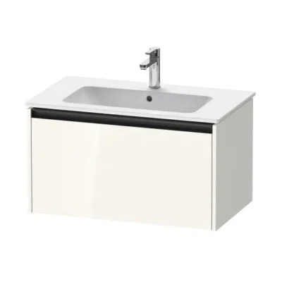 Duravit Ketho.2 - izlietnes skapītis, 44x81x48 cm, 1 atvilktne, balts spīdīgs K25063022220000
