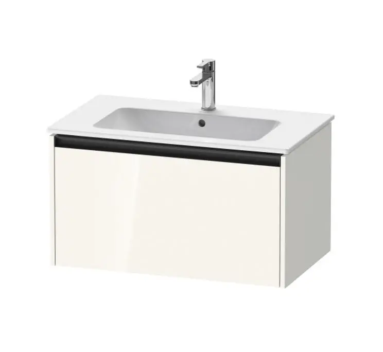 Duravit Ketho.2 - izlietnes skapītis, 44x81x48 cm, 1 atvilktne, balts spīdīgs K25063022220000