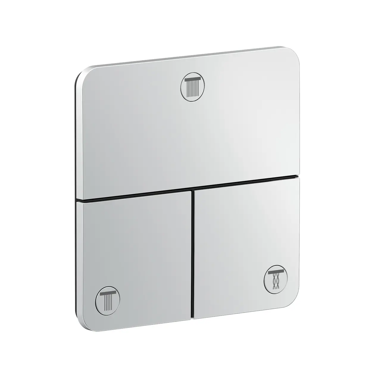 Axor ShowerSelect ID - zemapmetuma vārsts, 3 patērētājiem, hroms 36781000