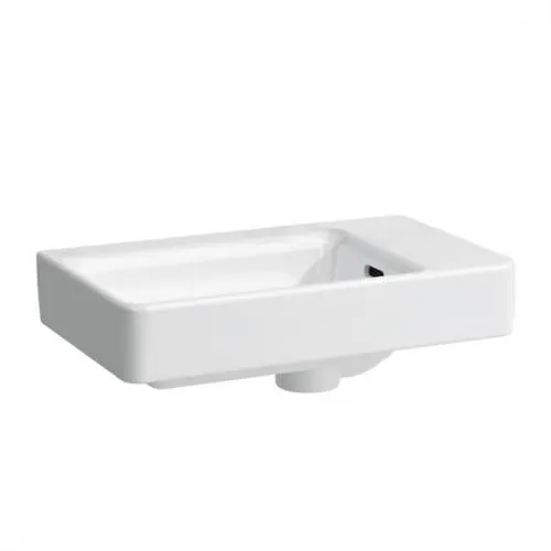 Laufen Pro S - rokas izlietne 48x28 cm, bez krāna cauruma, balta H8159540001091
