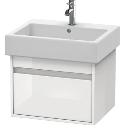 Duravit Ketho - izlietnes skapītis 41x55x44 cm, 1 atvilktne, balts spīdīgs KT668602222