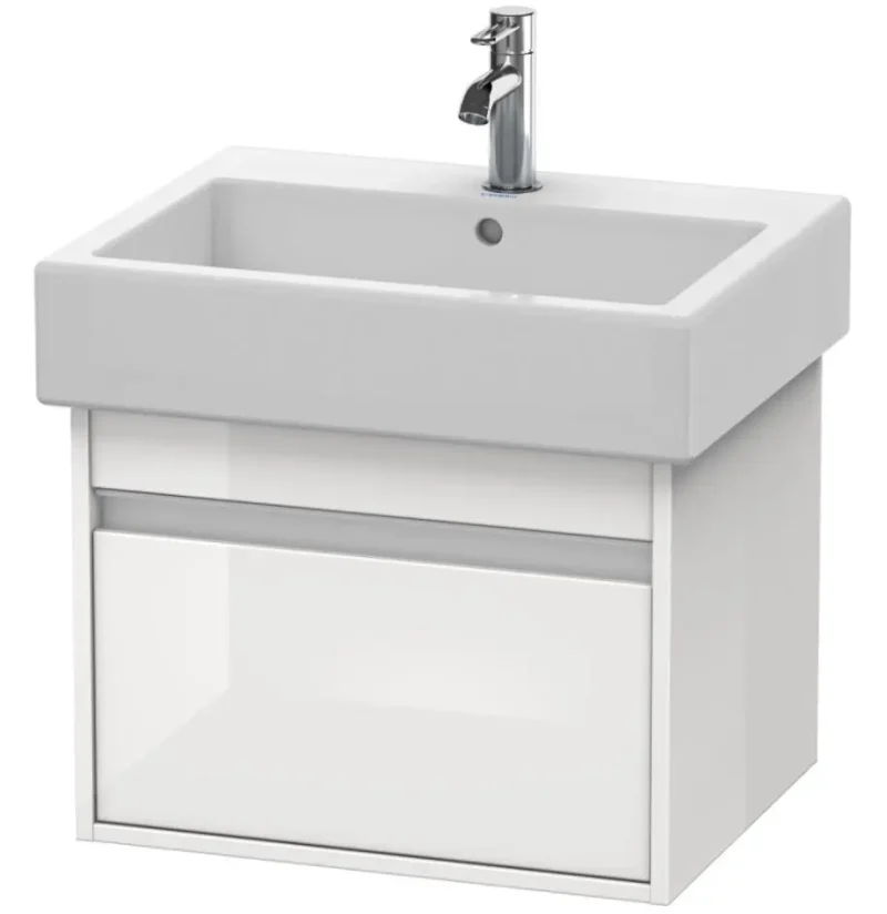 Duravit Ketho - izlietnes skapītis 41x55x44 cm, 1 atvilktne, balts spīdīgs KT668602222