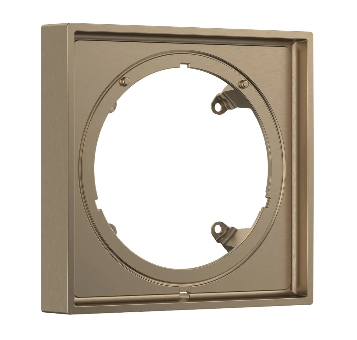 Axor ShowerSelect ID - pagarinājums 17x17 cm, birstēta bronza 13645140