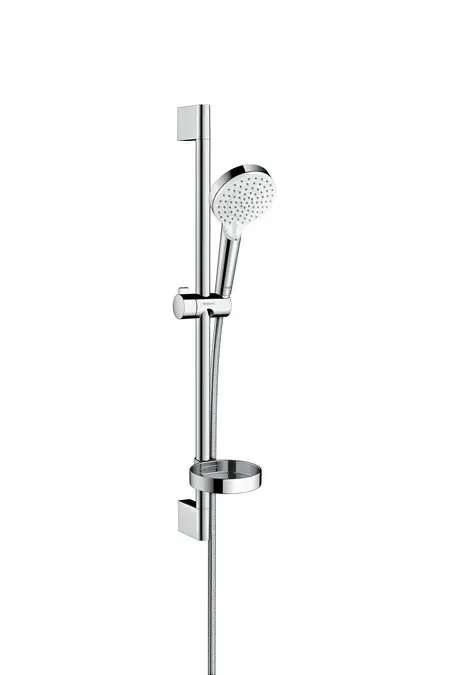 Hansgrohe Crometta - dušas komplekts Vario Unica, 65 cm, Casetta, balts/hroms 26553400