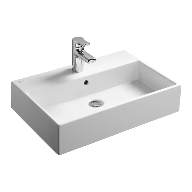Ideal Standard Strada - izlietne 60x42x15 cm, ar pārplūdi, jaucējkrāna caurumu, balta K077801