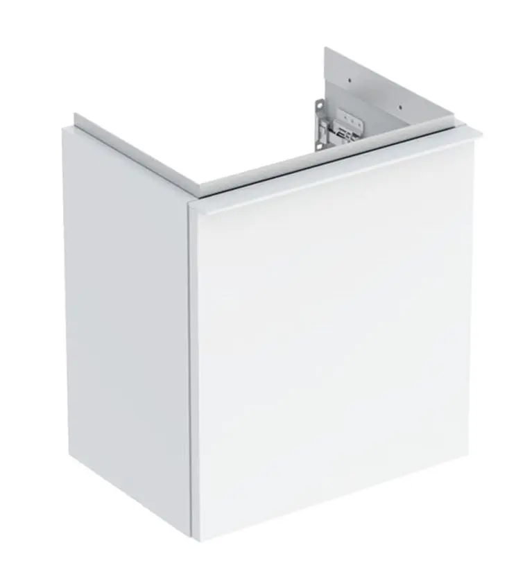 Geberit iCon - izlietnes skapītis 37x42x28 cm, 1 durvis, eņģes labajā pusē, balts spīdīgs 502.300.01.1