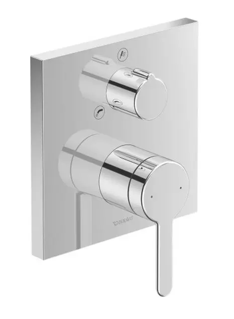 Duravit C.1 - zemapmetuma vannas maisītājs, 2 patērētājiem, hromēts C15210017010