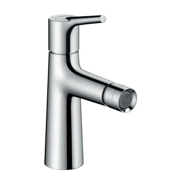 Hansgrohe Talis S - bidē vienas sviras maisītājs ar noteces komplektu ar stieņa vadību, hromēts 72200000