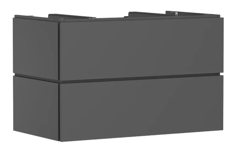 Hansgrohe Xilesa E - izlietnes apakšskapītis, 62x98x55 cm, 2 atvilktnes, matēti pelēks 54302760