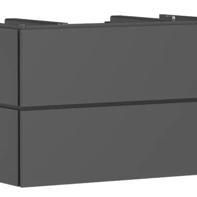 Hansgrohe Xilesa E - izlietnes apakškabinets, 62x98x55 cm, 2 atvilktnes, matēti pelēks 54301760