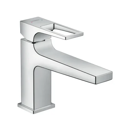 Hansgrohe Metropol - izlietnes vienas sviras maisītājs 100 ar Push-Open noteces komplektu, hromēts 74502000