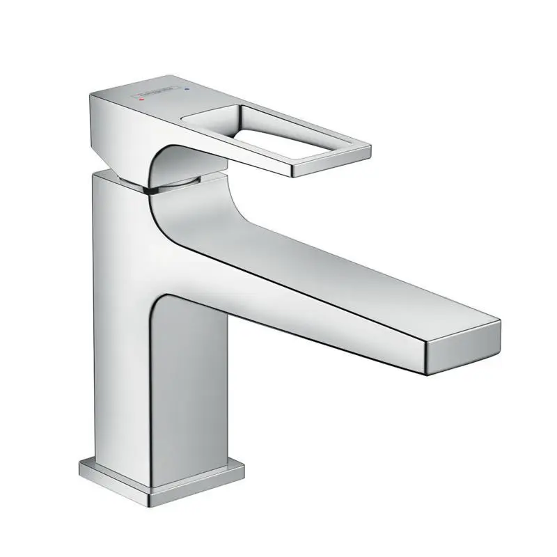 Hansgrohe Metropol - izlietnes vienas sviras maisītājs 100 ar Push-Open noteces komplektu, hromēts 74502000