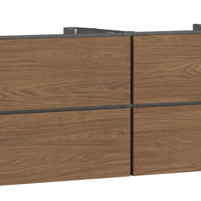Hansgrohe Xilesa E - izlietnes apakšskapītis, 62x138x55 cm, 4 atvilktnes, ozols Kaschmir 54305550