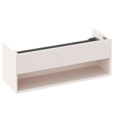 Ravak Lite - izlietnes skapītis 120x45x43 cm, 1 atvilktne, Alabaster Pink X000001872