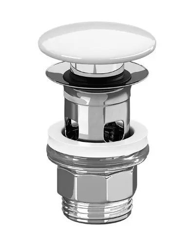 Villeroy & Boch - izlietnes noteka, ClickClack, Stone White 681700RW