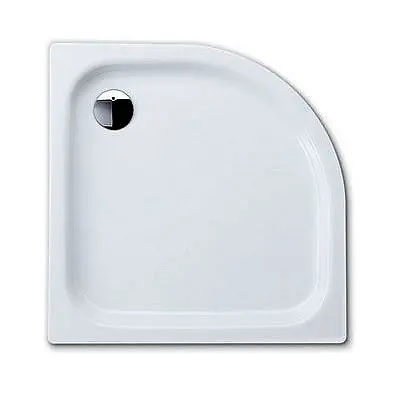 Kaldewei Advantage - Asimetriska ceturtdaļapaļā dušas paliktnis Zirkon 502-1, 75x90 cm, balts - dušas paliktnis, neslīdošs, bez putupolistirola balsta 455630000001