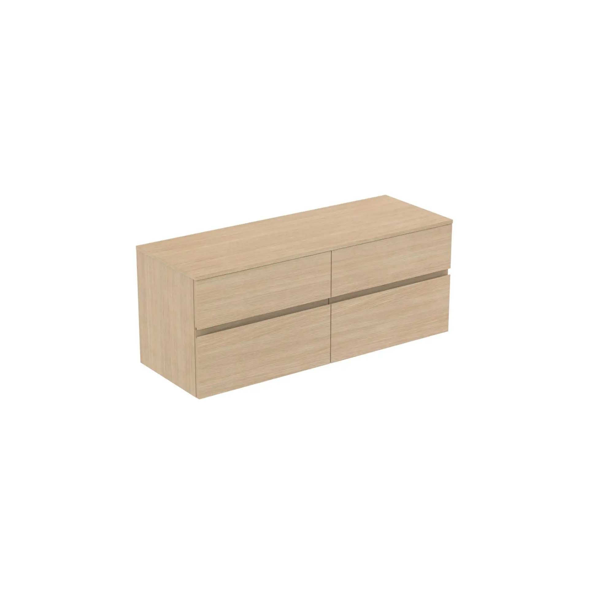 Ideal Standard Finesse - izlietnes skapītis, 140x51x56 cm, 4 atvilktnes, balināts ozols E3441US