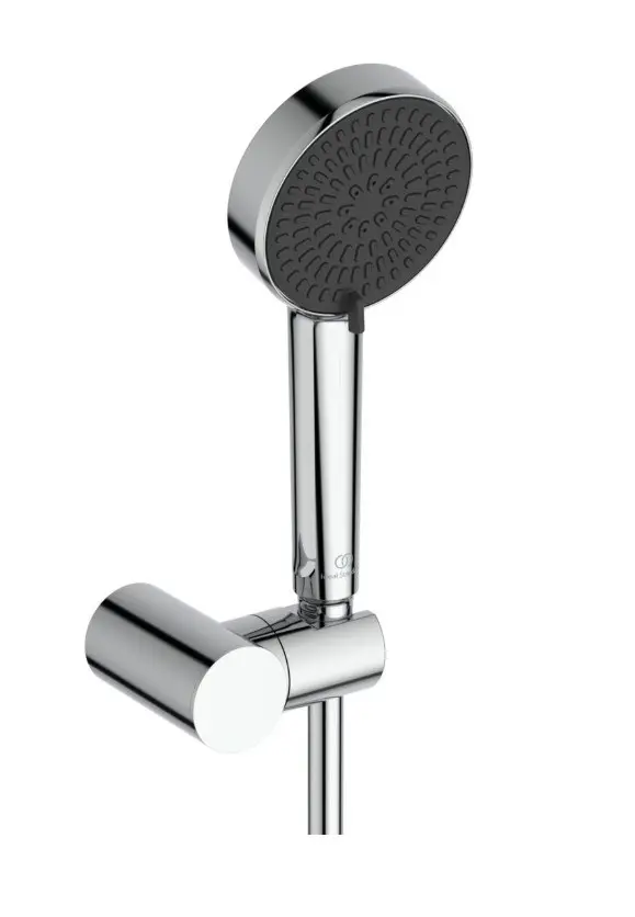 Ideal Standard Idealrain - dušas komplekts: rokas duša, turētājs un šļūtene, 2 strūklu veidi, hroms BE153AA