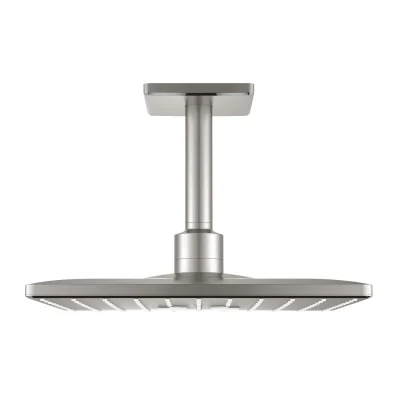 Grohe Rainshower SmartActive Cube - galvas duša 310, dušas svirs 14 cm, 2 strūklas veidi, Supersteel 26481DC0