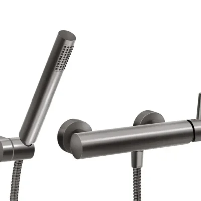 Novaservis Ferro Ciriculus - dušas maisītājs ar piederumiem, gun metal BCK77GM