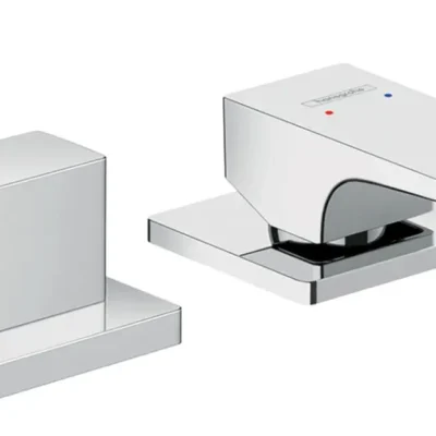 Hansgrohe Metropol - 2 caurumu vannas maisītājs vannas malai, hroms 32548000