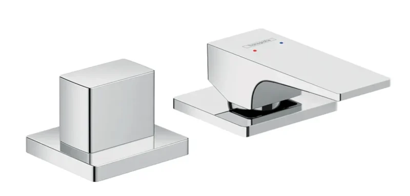Hansgrohe Metropol - 2 caurumu vannas maisītājs vannas malai, hroms 32548000