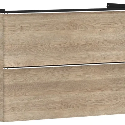 Hansgrohe Xelu Q - izlietnes skapītis, 63x98x50 cm, 2 atvilktnes, dabīgs ozols/hroms 54033000