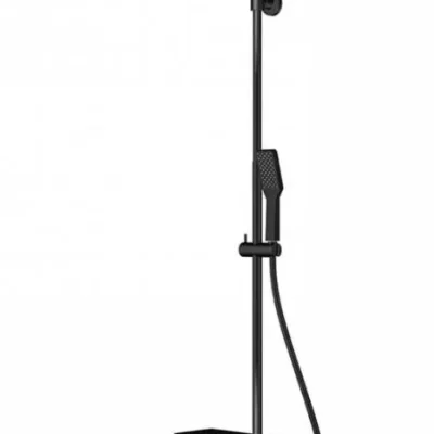Steinberg 390 - dušas komplekts ar termostatu, 26x19 cm, matēti melns 390 2700 S