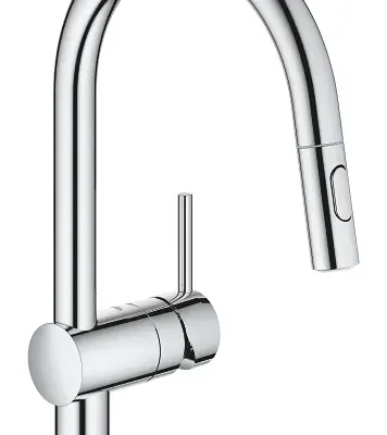 Grohe MintaTouch - elektronisks virtuves izlietnes maisītājs ar izvelkamu trauku dušu, hromēts 31358002