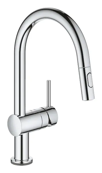 Grohe MintaTouch - elektronisks virtuves izlietnes maisītājs ar izvelkamu trauku dušu, hromēts 31358002