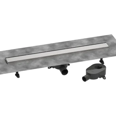 Hansgrohe RainDrain Go - dušas noteka 80 cm ar abpusēju resti, flīžu ielikšanai, matēts nerūsējošais tērauds 56273800