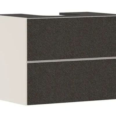 Hansgrohe Xevolos E - izlietnes skapītis, 78x56x55 cm, 2 atvilktnes, matēti bēšs/tekstila tumši pelēks 54188660