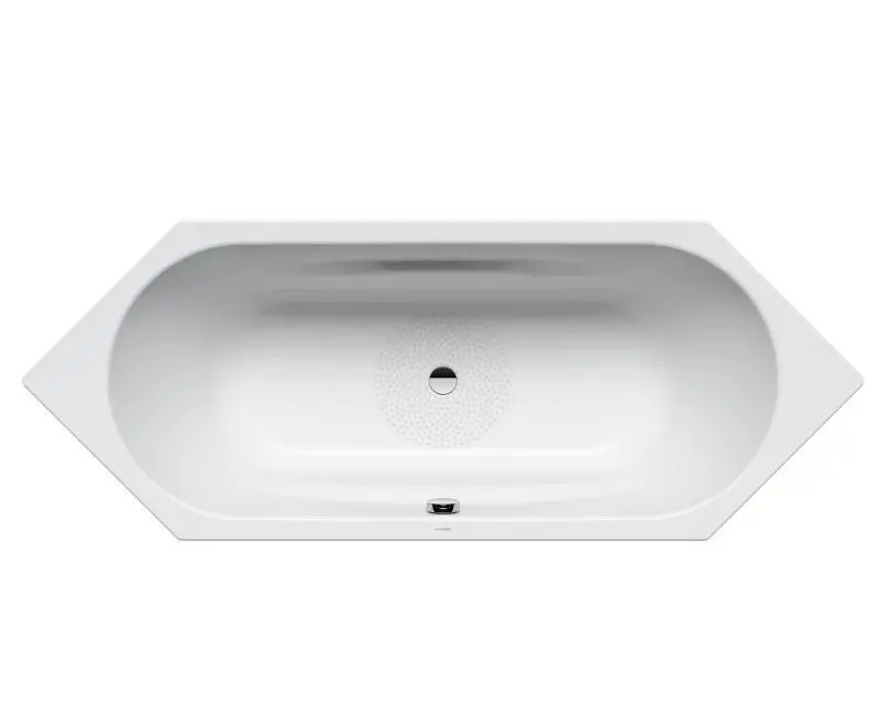 Kaldewei Ambiente - vanna Vaio Duo 6 952, 210x80 cm, pērļu efekts, pretbīdīšanas, balta 233230003001