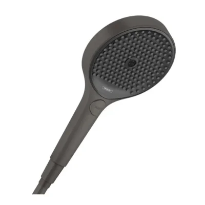 Hansgrohe Rainfinity - rokas duša, 3 strūklas veidi, EcoSmart+, hroms melns birstēts 26862340