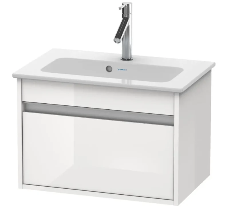 Duravit Ketho - izlietnes skapītis Compact 41x60x39 cm, 1 atvilktne, balts pulēts KT642202222