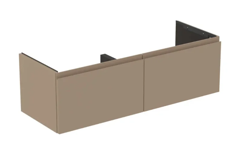 Ideal Standard Finesse - izlietnes skapītis, 120x44x37 cm, 2 atvilktnes, matēts Greige E3389UP